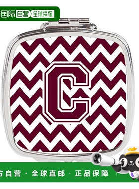 自营 Carolines Treasures CJ1051-CSCM Letter C Chevron M正品