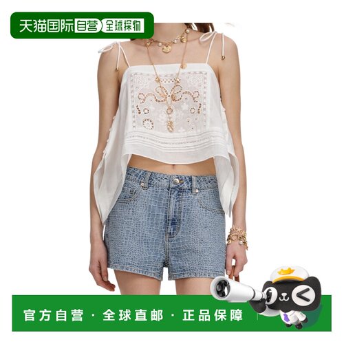 1h可退 香港直邮SELF-PORTRAIT 女士背心吊带 AC26004TW CO 白色