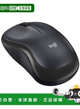 【日本直邮】罗技Logitech无线鼠标电池寿命长约18个月灰色
