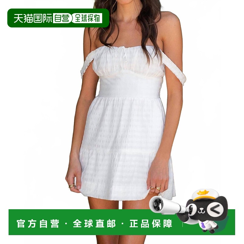自营show me your mumuRosie Mini Dress In White - white 美国