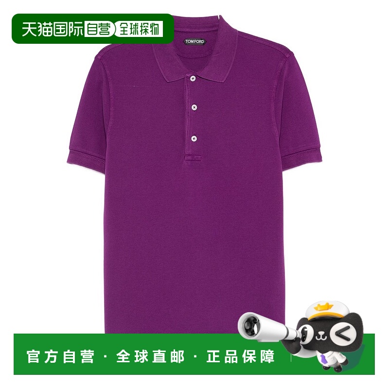1h可退 香港直邮潮奢 Tom Ford 汤姆 福特 男士 and Polos T恤紫P