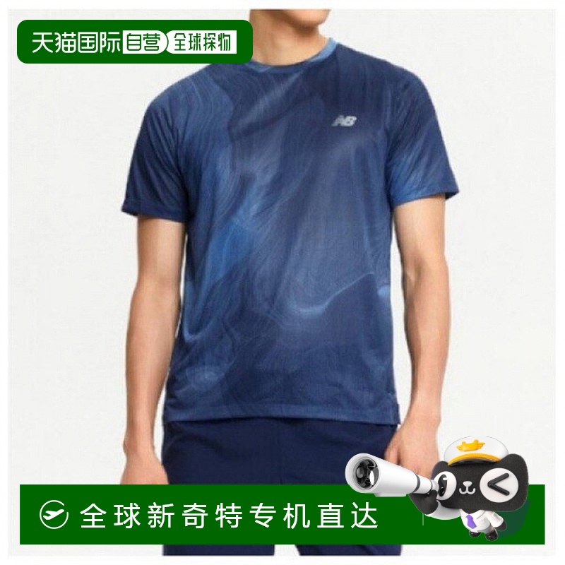 1h可退 韩国直邮newbalance  上装T恤短袖跑步