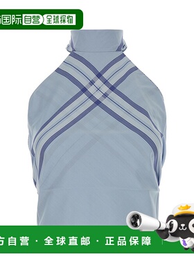 香港直邮PRADA 女士针织衫 P916MRSOO15FAF0012 蓝色 AW2024背心