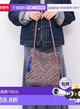 1h可退 日本直邮COOCO 女士金属网格图案长手柄手提包 2413112010