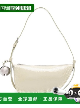 1h可退 香港直邮潮奢 Burberry 巴宝莉 女士 KNIGHT 粉色皮革小号