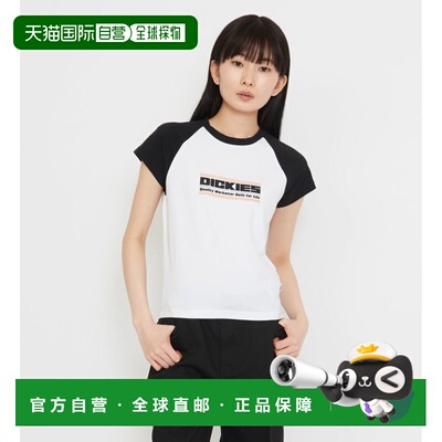 日本直邮Dickies Derby 拉格兰T恤 短袖