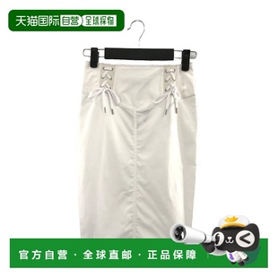 AW2024 1h可退 WGC4900S2621A00 女士半身裙 白 香港直邮MOSCHINO