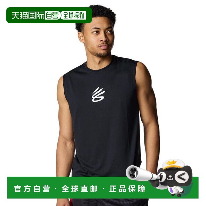 日本直邮UNDER ARMOUR 库里科技 logo 无袖衬衫[92182960] 男士篮