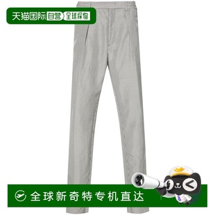 自營 美國奧萊直發(fā) 灰色 fendi條紋定制長褲