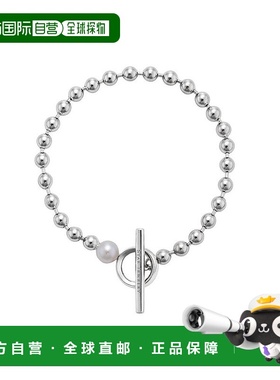 日本直邮日潮 Star Jewelry SV925 球形T型棒手链 2SU1012珍珠