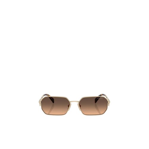 PRADA 女士眼镜 PRA51SZVN50C SS2025 棕色 矩形太阳镜