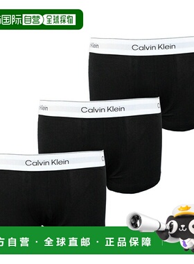 日本直邮CALVIN KLEIN 低腰平角内裤 3 件装 (3 条装) NB4389 001