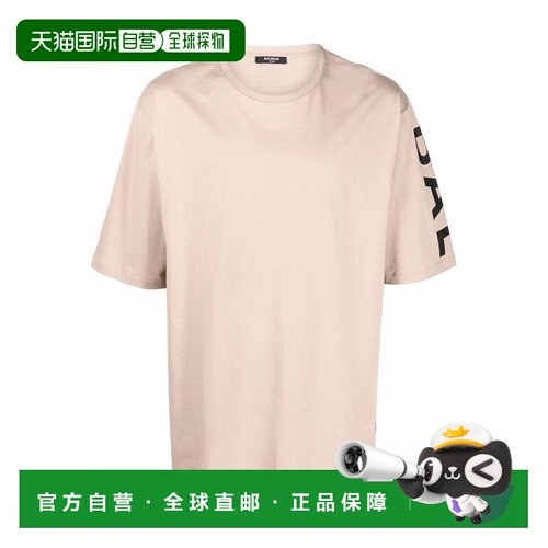 1h可退 香港直邮BALMAIN 男士T恤 XH1EH015BB15GHM CO 花色 crew