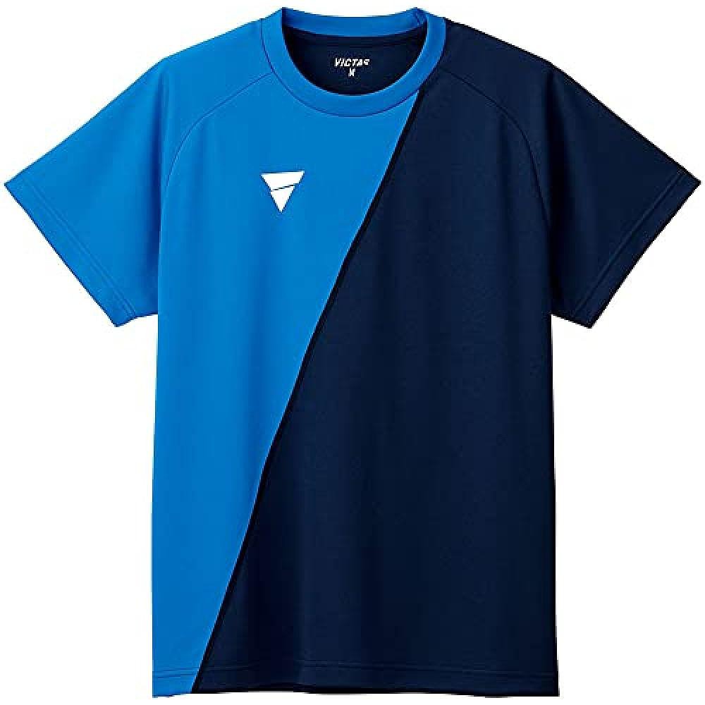 【日本直邮】VICTAS VTS230  衬衫 蓝色/海军蓝 3XL