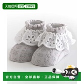 日本直邮官方授权 apres les 1h可退 cours 蕾丝荷叶边婴儿袜