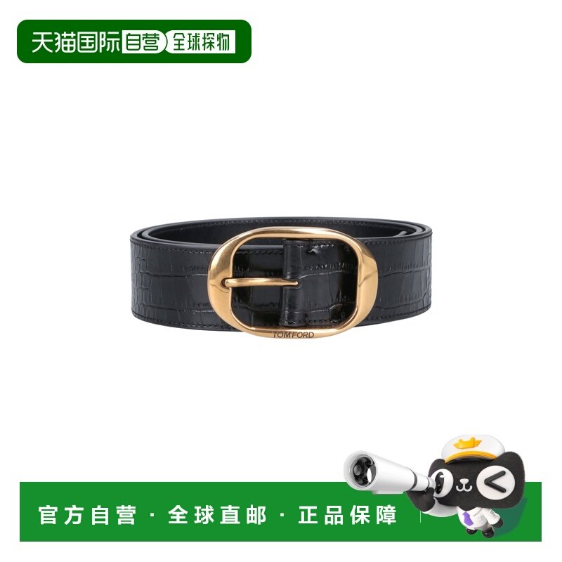 1h可退 香港直邮潮奢 Tom Ford 汤姆 福特 女士 黑色皮带 TB279LC,服饰配件/皮带/帽子/围巾,腰带/皮带/腰链,淘宝优惠券,粉丝福利购,淘宝优惠卷