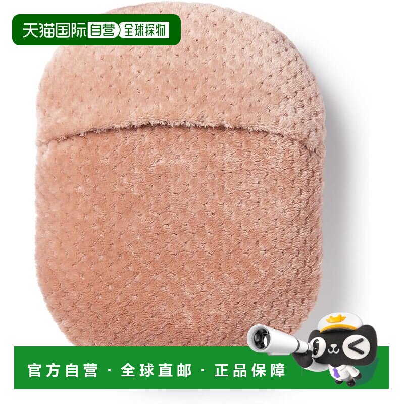 日本直邮MUJI 暖纤维鹿子热水袋套 大号/粉色 约 34 x 27 厘