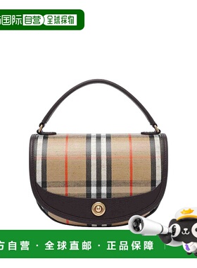 香港直邮BURBERRY 女士斜挎包 8112160 SS2025 棕色 Sand Highlan