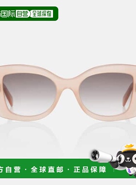 1h可退 香港直邮Celine 思琳 女士 3 圆点猫眼太阳眼镜 pink粉色