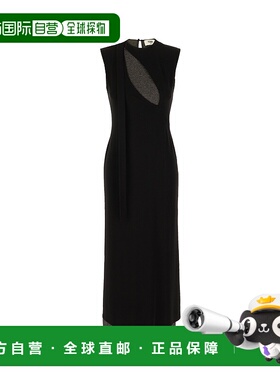 香港直邮FENDI 女士连衣裙 FDD274ATR4F0GME CO 黑色 Black stret
