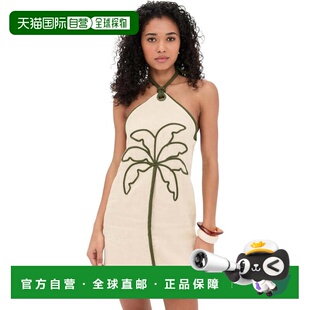 自营FARM Rio Women's Sand Coconut Sleeveless Mini Dress, San