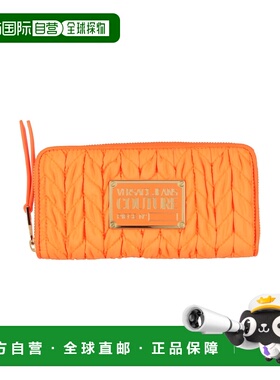 1h可退 香港直邮versace 范思哲 女士 钱包 orange橙色 舒适时尚