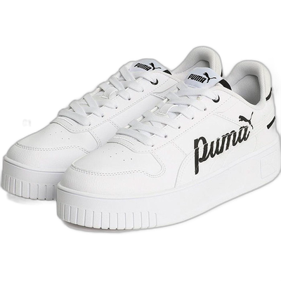 日本直邮PUMA 女士 Carina 街头运动鞋鞋带鞋低帮厚底 PUMA 40027