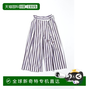 子 human 1h可退 woman L號(hào)褲 日本直郵官方授權(quán) 條紋褲