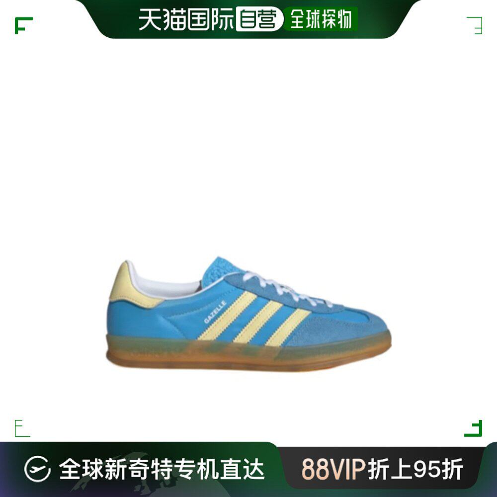 香港直邮潮奢 adidas 阿迪达斯 女士 gazelle  低帮休闲鞋 ie2960