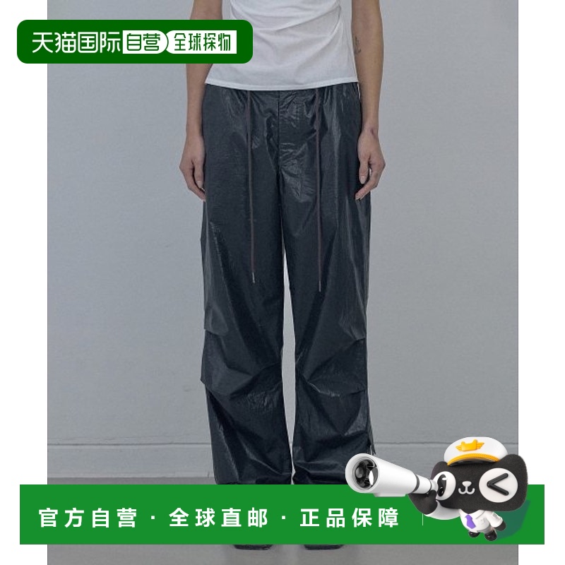 韩国直邮SCULPTOR美式复古街头辣妹潮牌新款休闲裤SC24S406BK