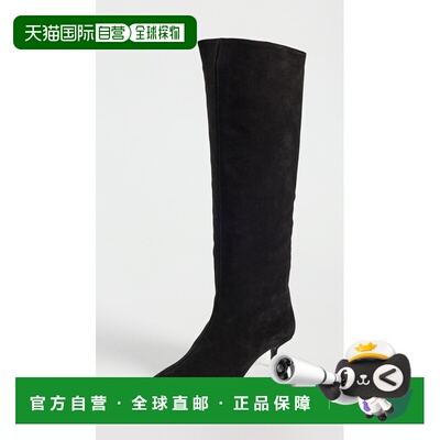 1h可退 香港直邮Staud 女士 Sebastian 小跟靴子 black黑色 舒适