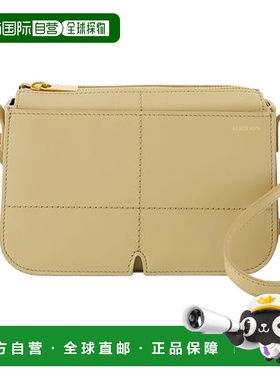自营 burberry小号Snip Crossbody-博柏利-皮革-米色-米色 美国奥