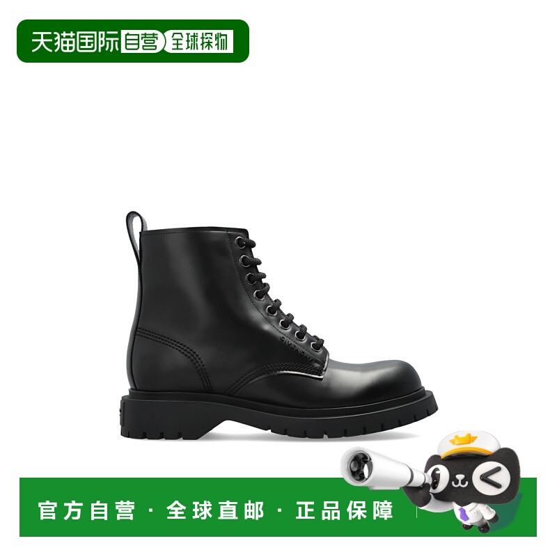 1h可退 香港直邮GIVENCHY 女士靴子 BE6057E2DL001 CO 黑色 Leath