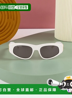 香港直邮BALENCIAGA 女士眼镜 BB0095S012 AW2025巴黎世家 灰色