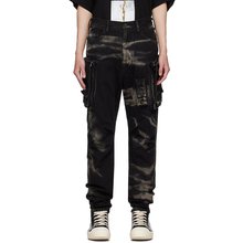 美国直邮Julius|黑色漂白牛仔工装裤牛仔裤直筒裤日常休闲舒适