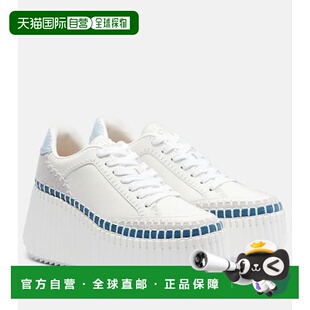 香港直邮Chloe 皮质防水台运动鞋 蔻依 Nama 女士 1h可退
