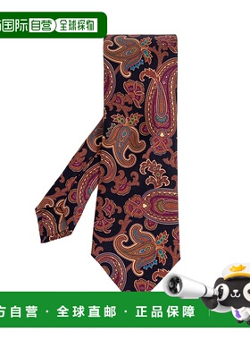 1h可退 香港直邮ETRO 男士领带 MASA0001AKF77S9883 SS2026 酒红