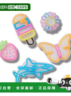 韩国直邮crocs 一套 5 件夏日 LED 灯 Jibbits 10015446