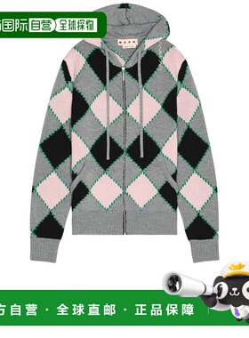 1h可退 香港直邮潮奢 Marni 玛尼 男士 长袖针织开衫 CDMG0157Q2U