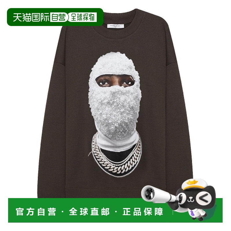 韩国直邮IH NOM UH NIT NUW22225-174 纯棉人物图案长袖T恤