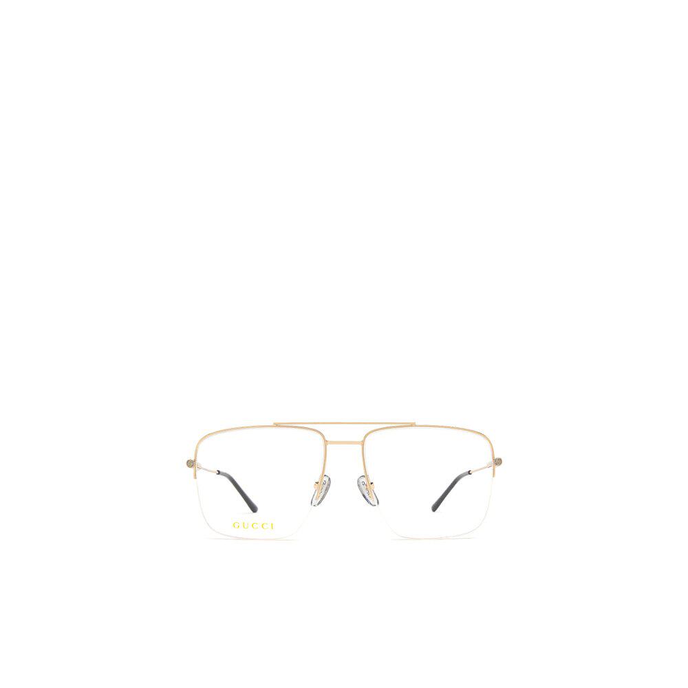 GUCCI 女士眼镜 GG1415O001 CO 黄色 方形平光镜