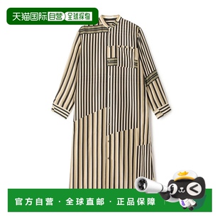 女装 VIE 真丝 休闲条纹衬衫 2025 1h可退 连衣裙 日本直邮GALERIE