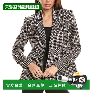 黑色 自营 机车夹克 Tahari 美国奥莱直发 Elie