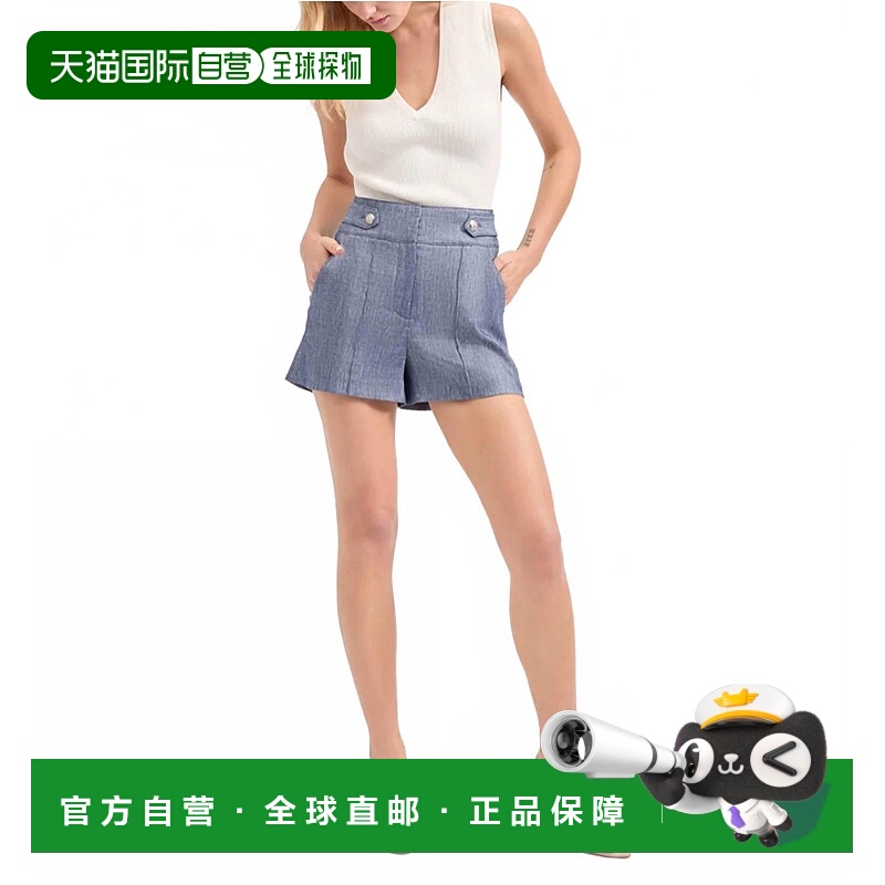 自营 veronica beard蓝色Runo短裤 美国奥莱直发