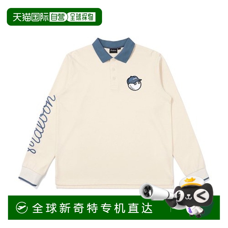 韩国直邮MALBON GOLF T恤M4121PTL01CRM潮流穿搭时尚透气高级感