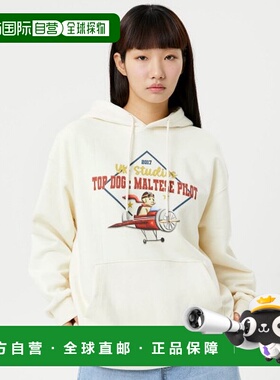 韩国直邮WAIKEI韩国小众设计师狗狗图案时尚日常卫衣T恤YK23SSTS0