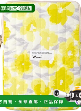 【日本直邮】w.p.c笔记本电脑收纳包M渐变花黄 防水W111-9146-204