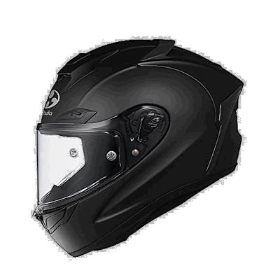 【日本直邮】OGK KABUTO 摩托车头盔 F17 平面黑XXL(63-64cm)