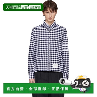 汤姆 布朗 男士 1h可退 Gingham Browne 海军蓝 Che 香港直邮Thom