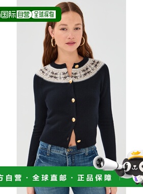 1h可退 香港直邮NILI LOTAN 女士 Josefa 羊绒针织开衫  舒适时尚